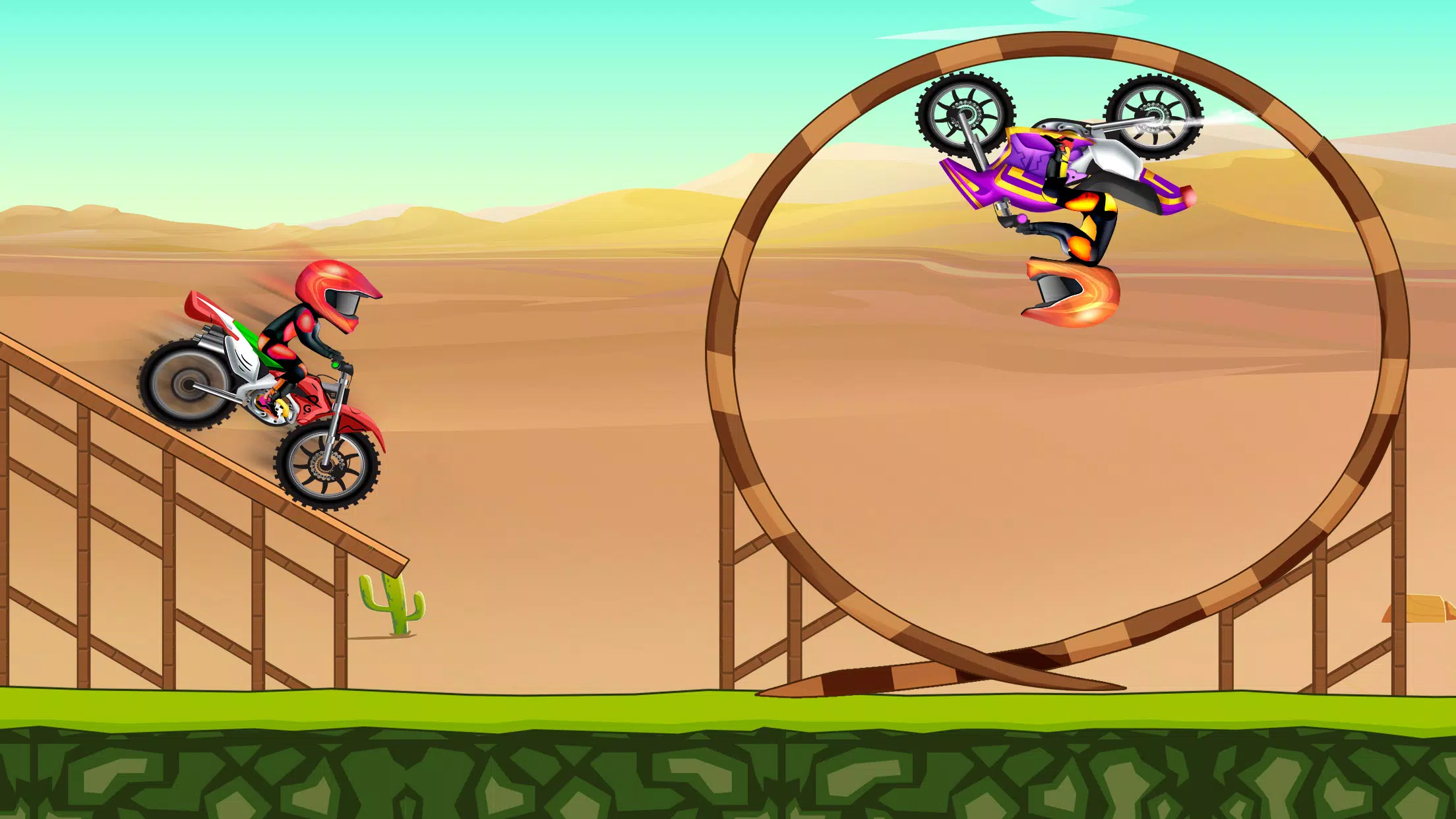 Moto Bike Stunt Race Скриншот 2