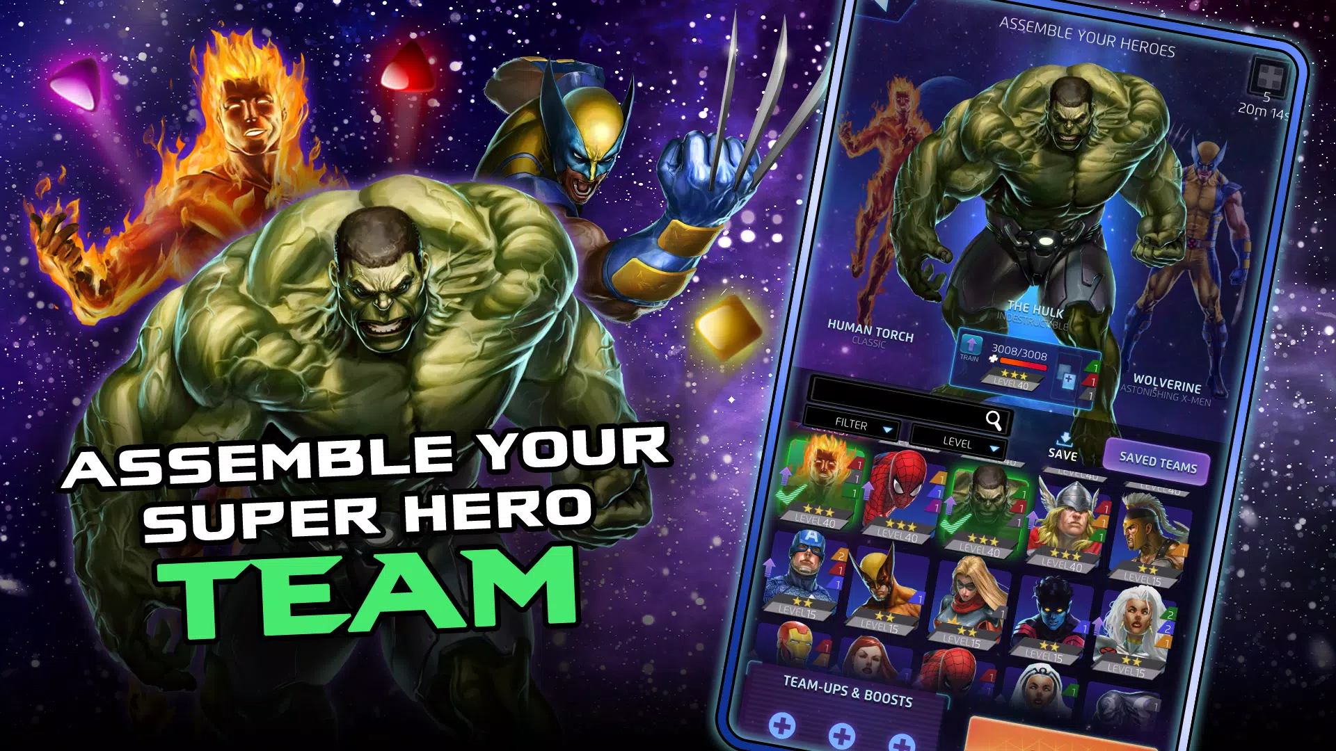 MARVEL Puzzle Quest: Hero RPG Скриншот 2