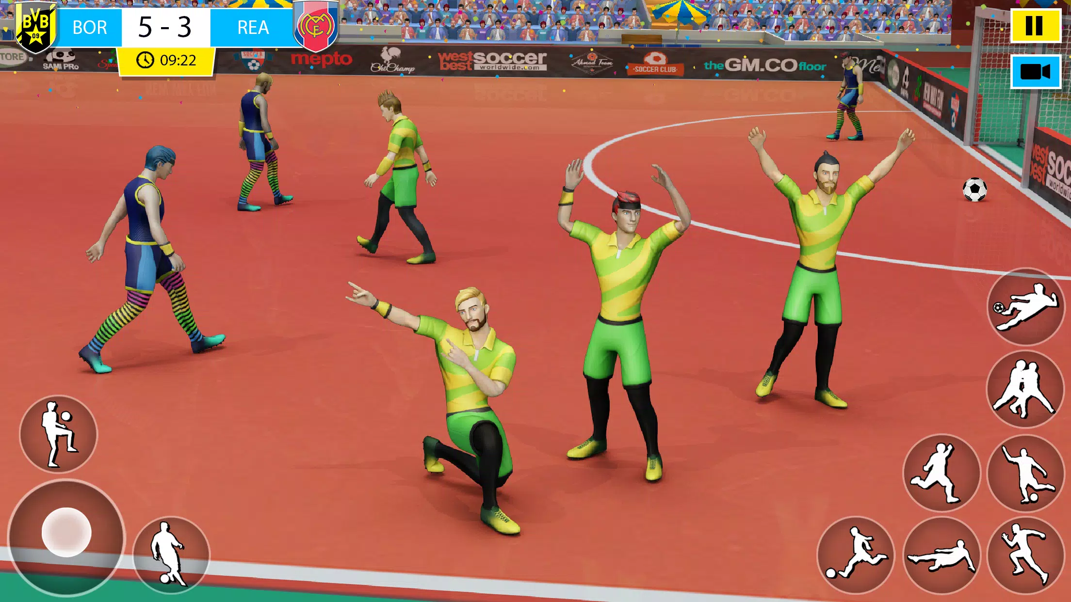 Indoor Futsal: Football Games Tangkapan skrin 2