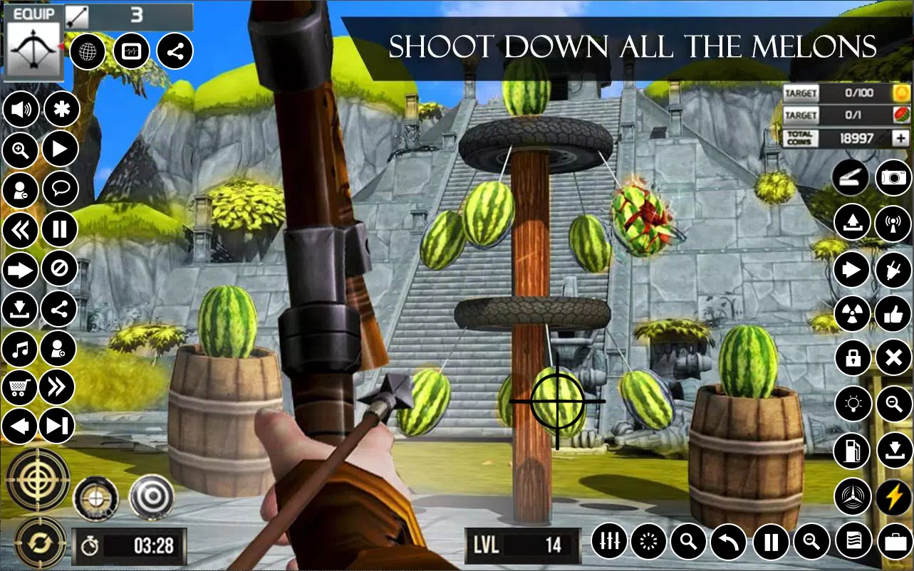 Watermelon Archery Games 3D Tangkapan skrin 0