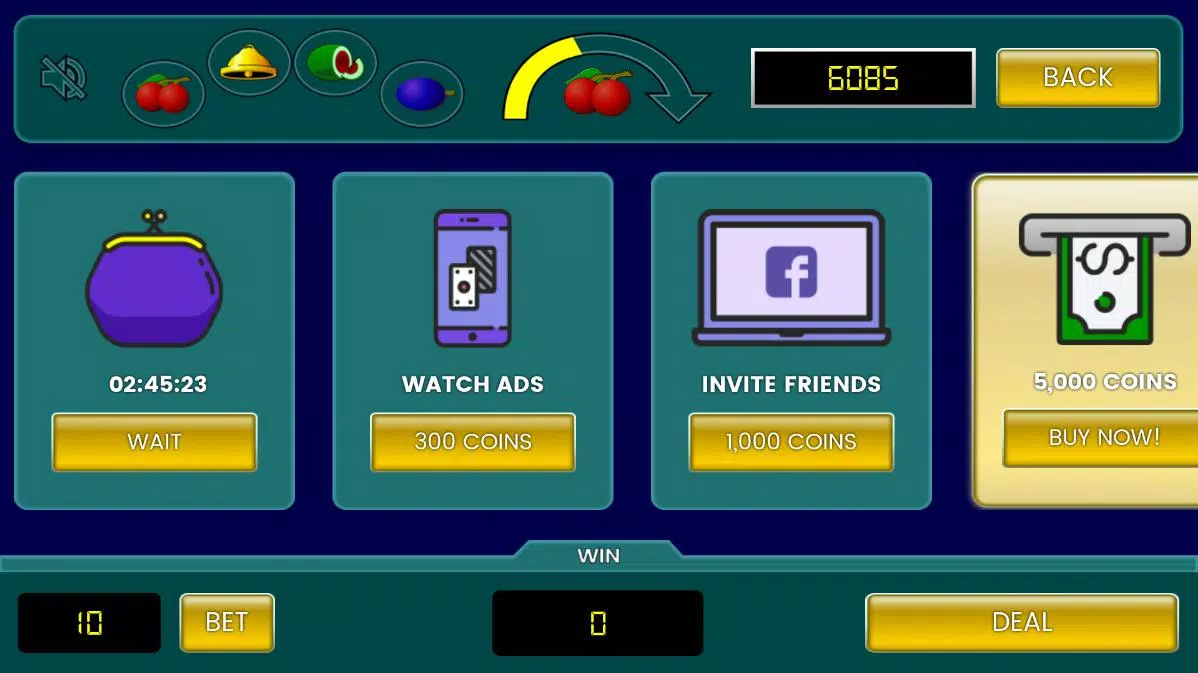 Fruit Poker Classic 스크린샷 1