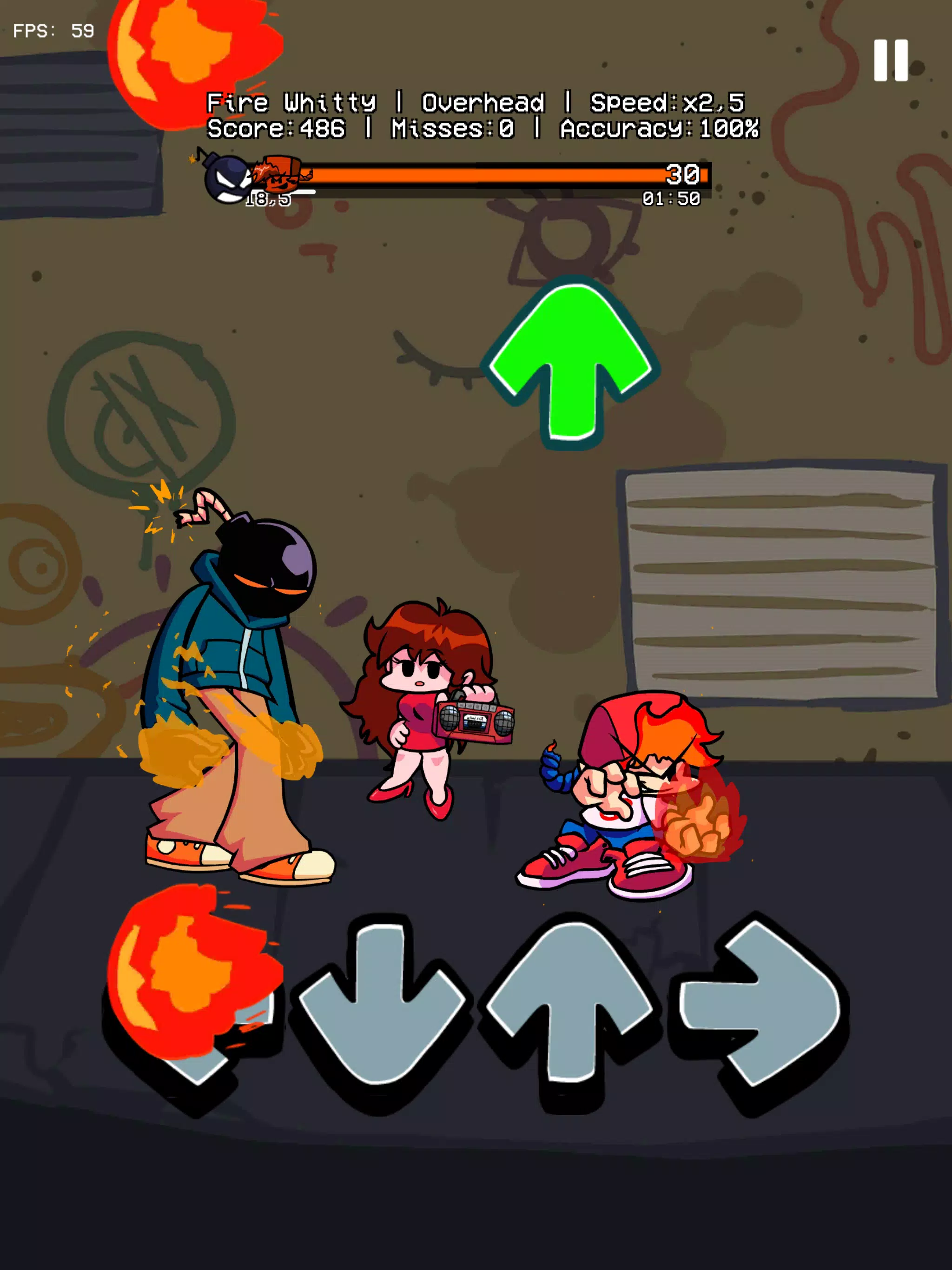 Music Battle Fire Fight Whitty Captura de tela 2