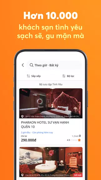 Go2Joy - Hourly Booking App Schermafbeelding 3