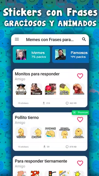 Memes con Frases para WhatsApp应用截图第2张
