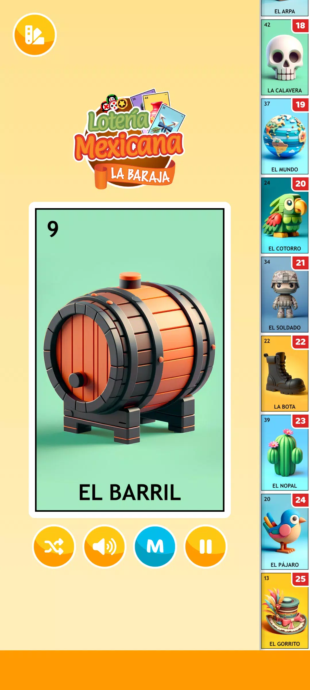 Lotería Mexicana - La Baraja スクリーンショット 1