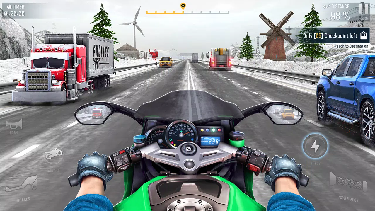 Rider 3D Bike Racing Games Скриншот 1