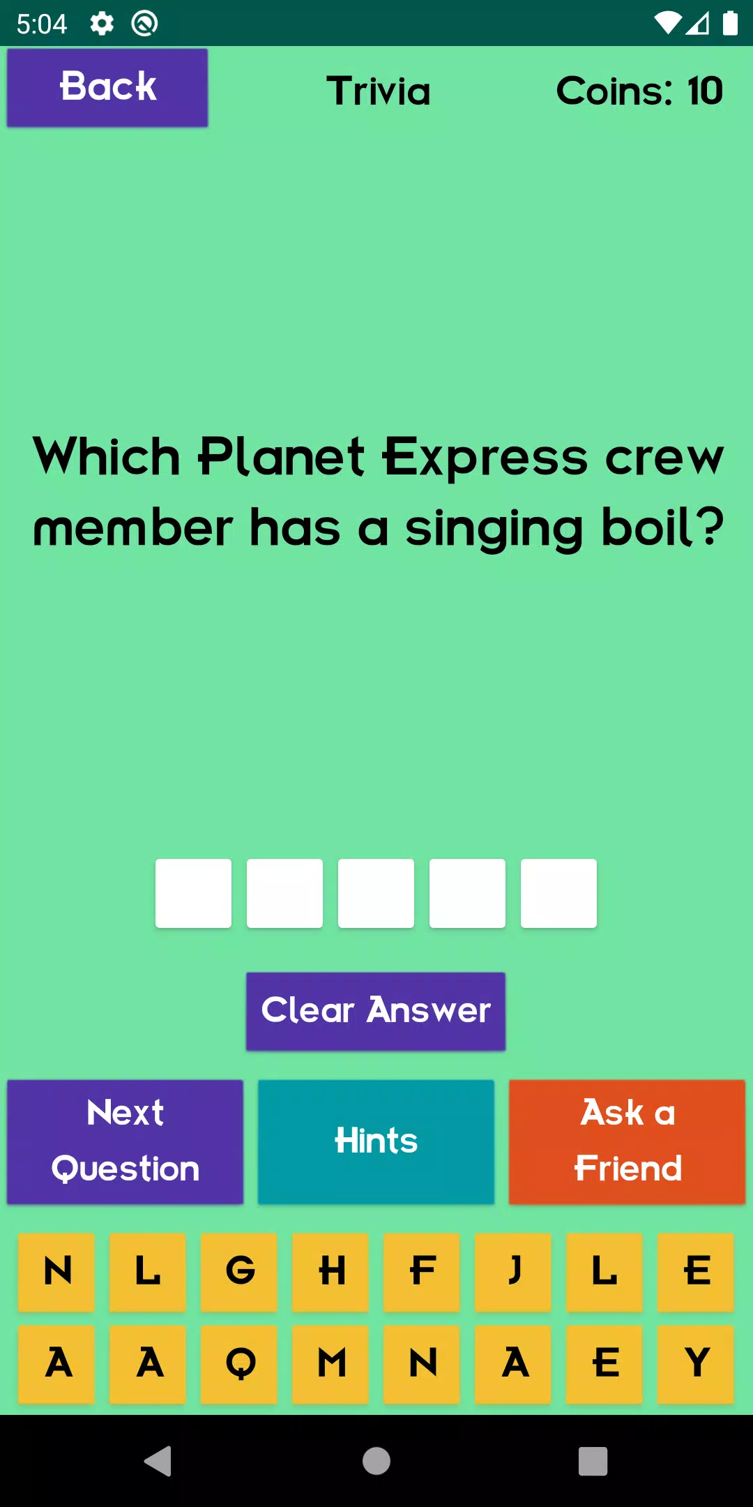 Quiz About Futurama Tangkapan skrin 2
