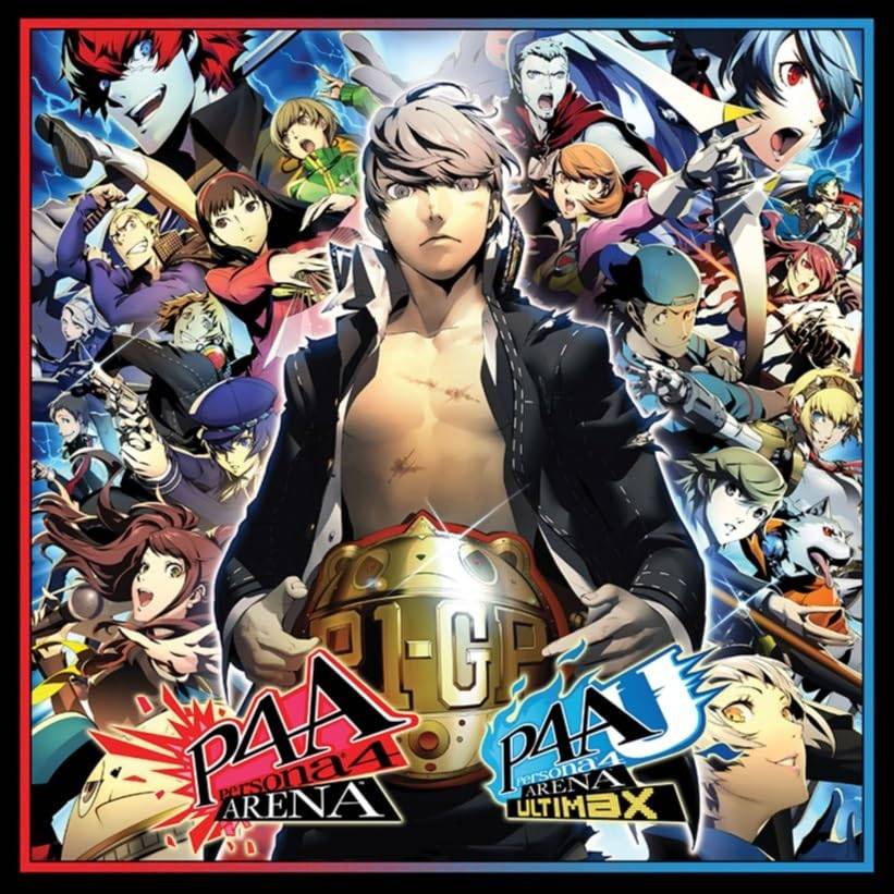 Persona 4 arena & persona 4 arena ultimax set kotak soundtrack asli