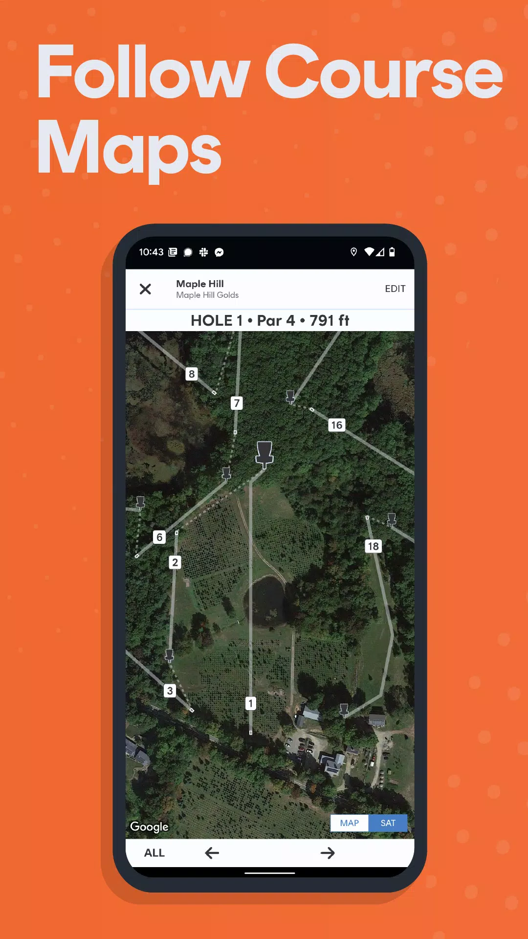 UDisc Disc Golf App 스크린샷 1