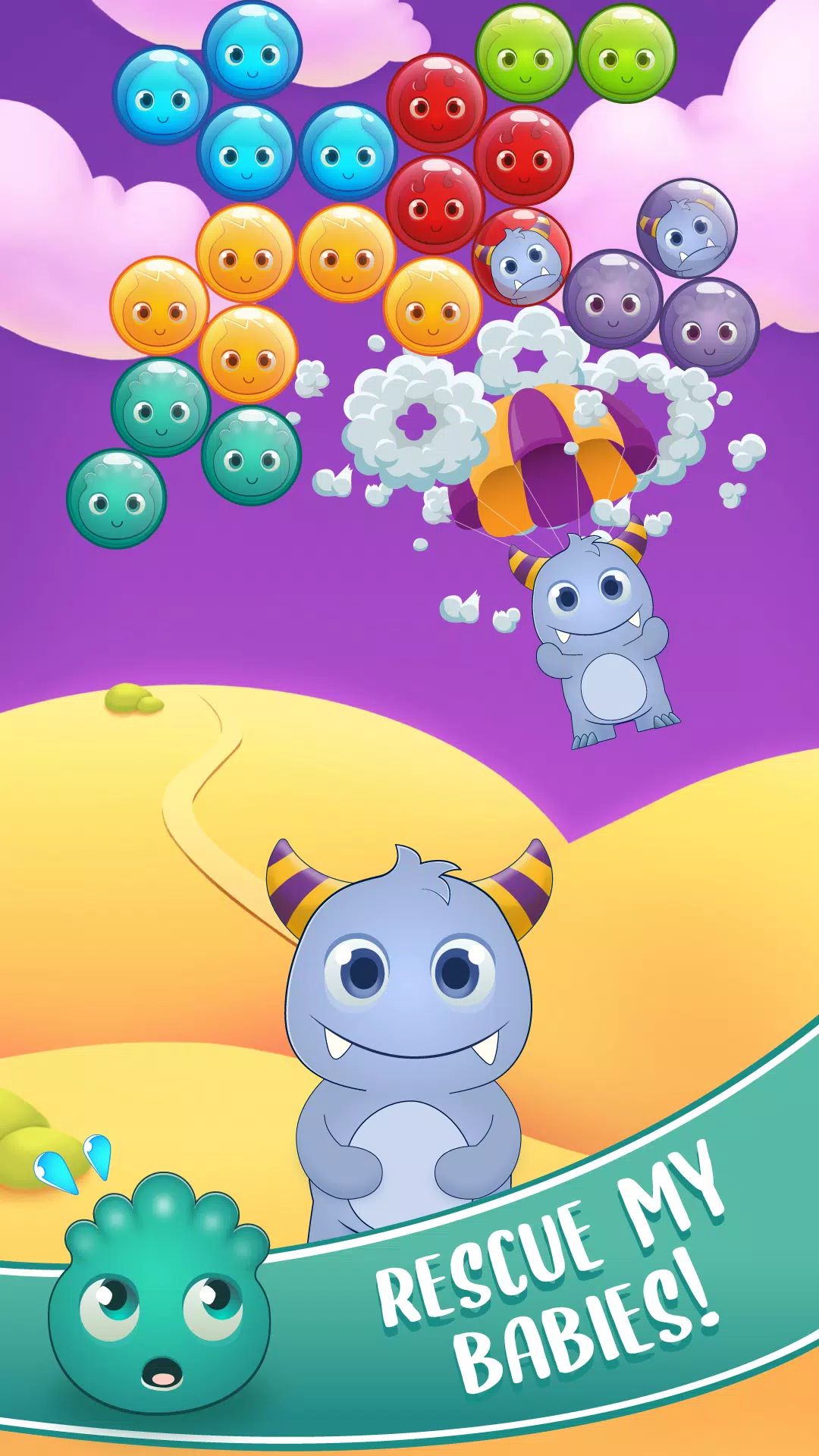 Bubble friends rescue Captura de pantalla 2
