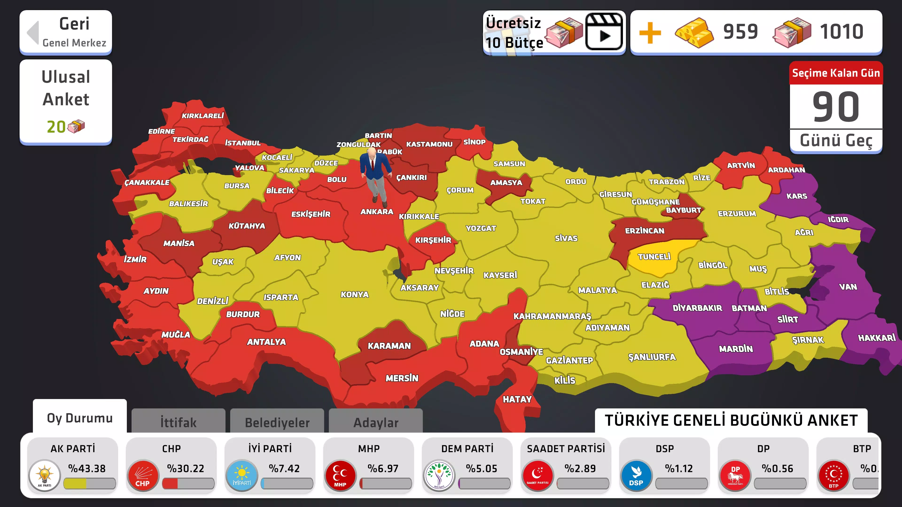Schermata Local Election Game 2024 3
