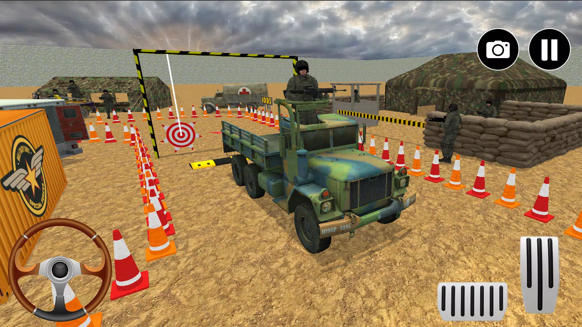 Army Truck Game Simulator 3D Ekran Görüntüsü 3