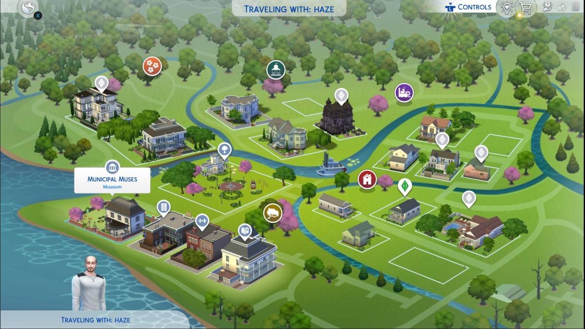 A museum in The Sims 4 featured in an article about studying Historical Displays