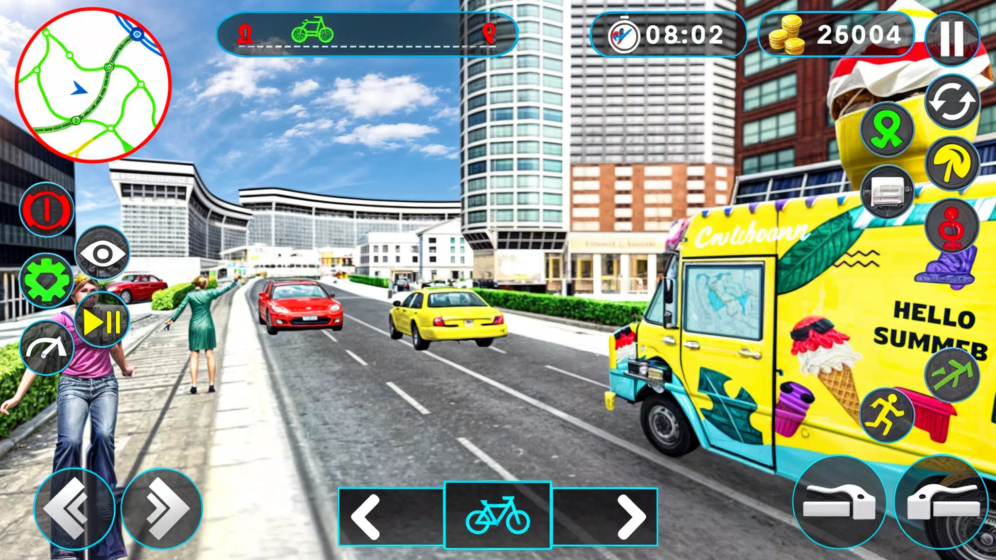 City Ice Cream Man Simulator Captura de pantalla 1