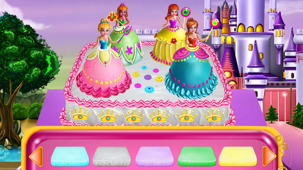 Princesses Cake Cooking Capture d'écran 2