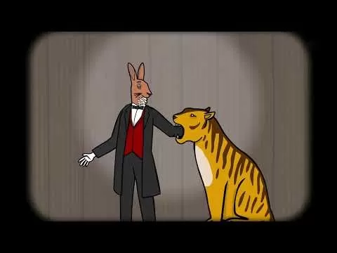 在湖边