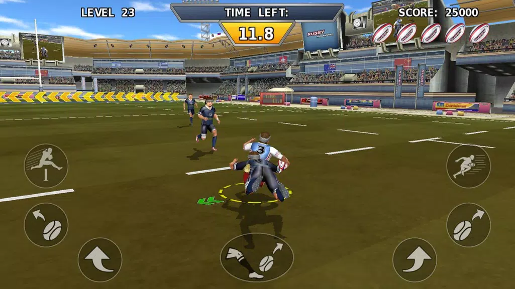 Rugby: Hard Runner Captura de tela 1