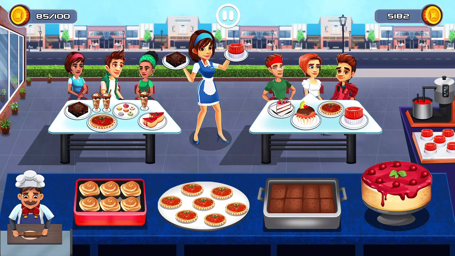 Cooking Cafe - Food Chef Captura de pantalla 1