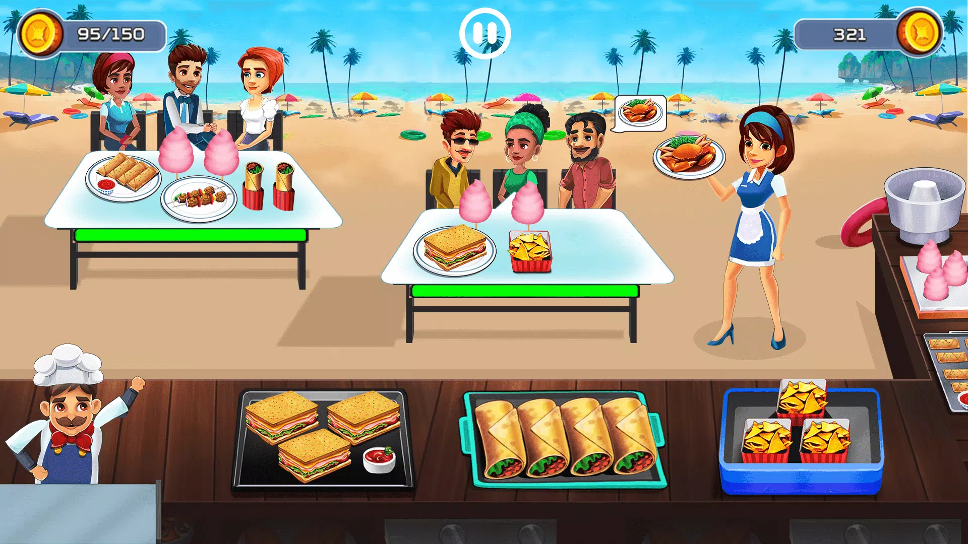 Cooking Cafe - Food Chef Captura de pantalla 3