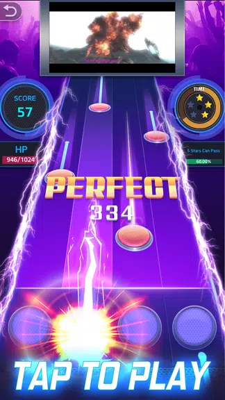 Tap Tap Music-Pop Songs Captura de tela 1
