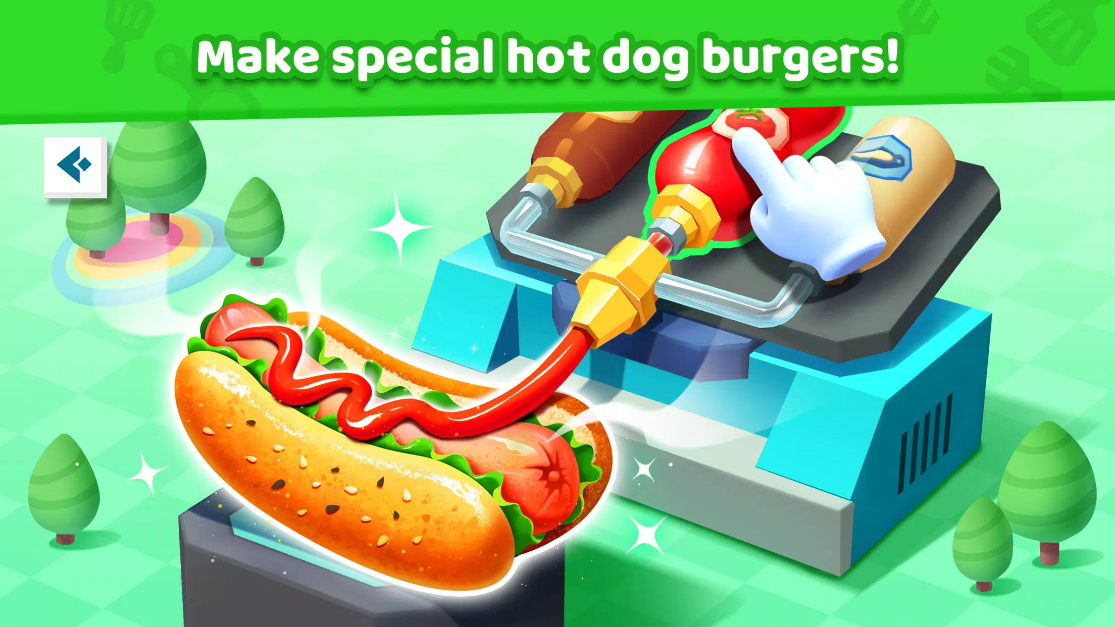 Little Panda’s Fast Food Cook Captura de tela 2