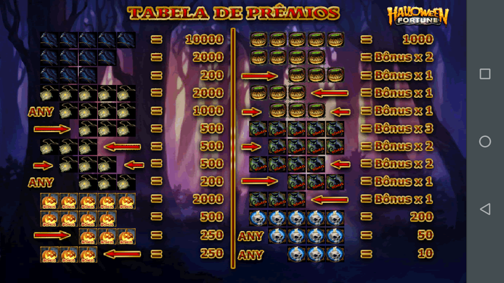 Schermata Halloween Fortune Caça Níquel 2
