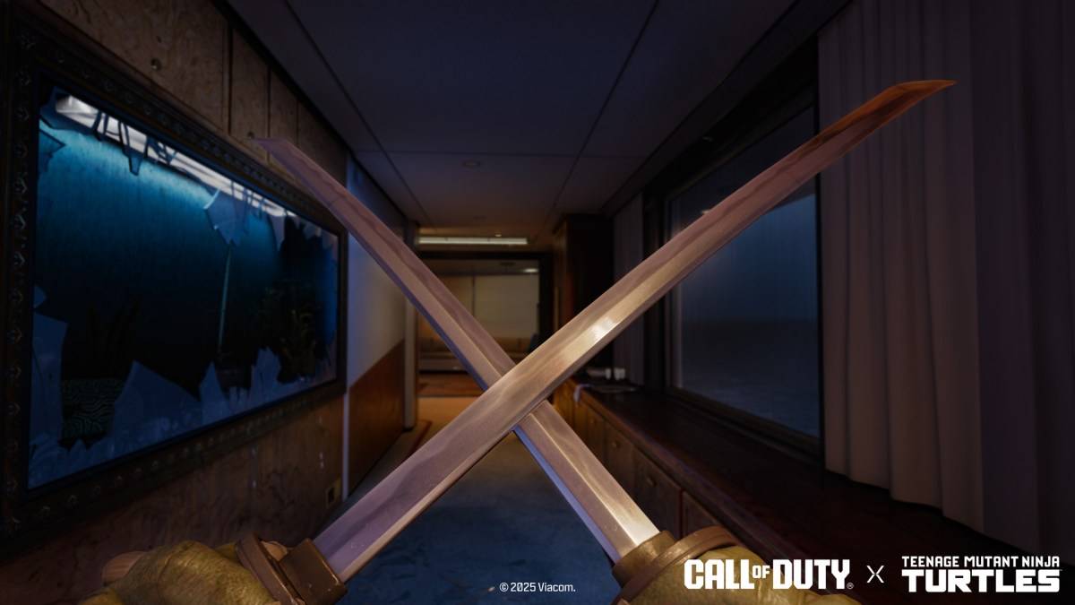 Katana in Black Ops 6 come parte di un articolo sulle armi TMNT.