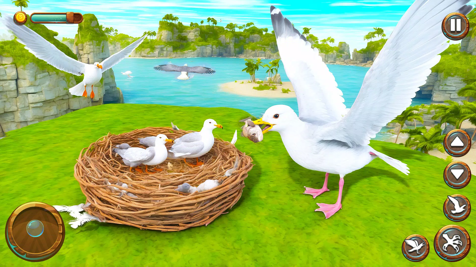 Seagull Bird Life Simulator Capture d'écran 3