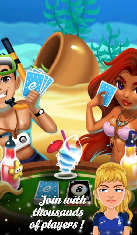 Multiplayer Crazy8 Game 스크린샷 2