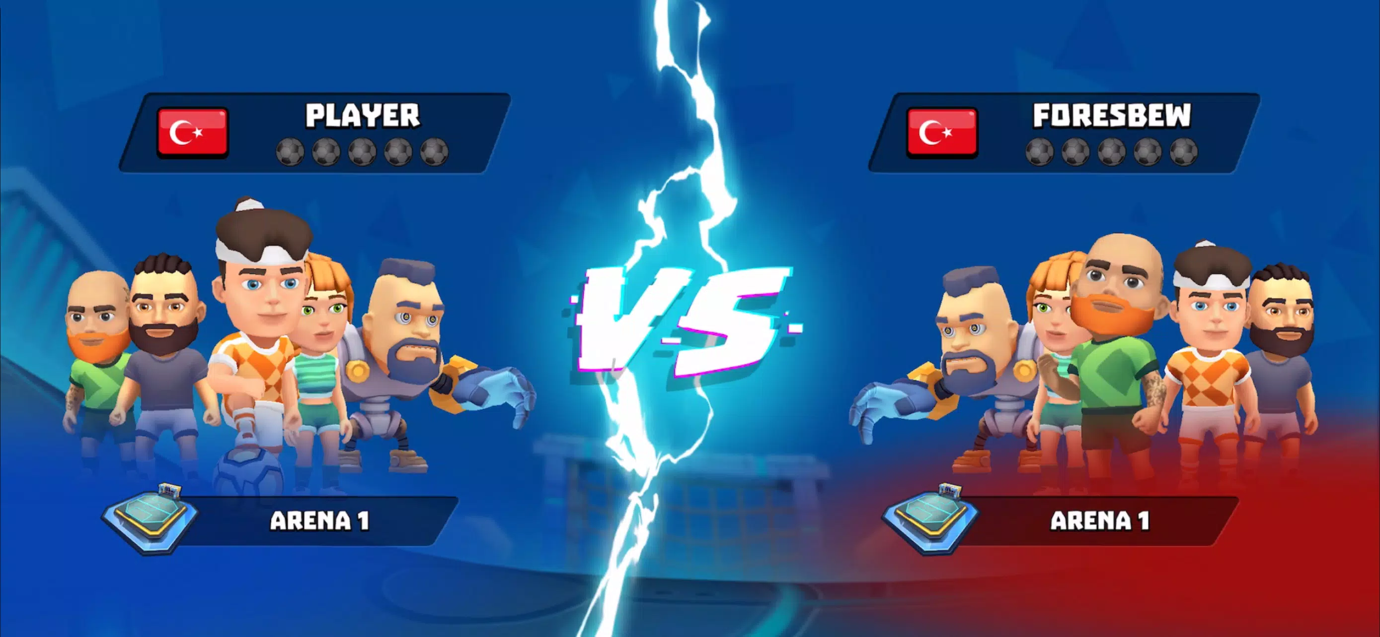 Schermata Goal Battle 1