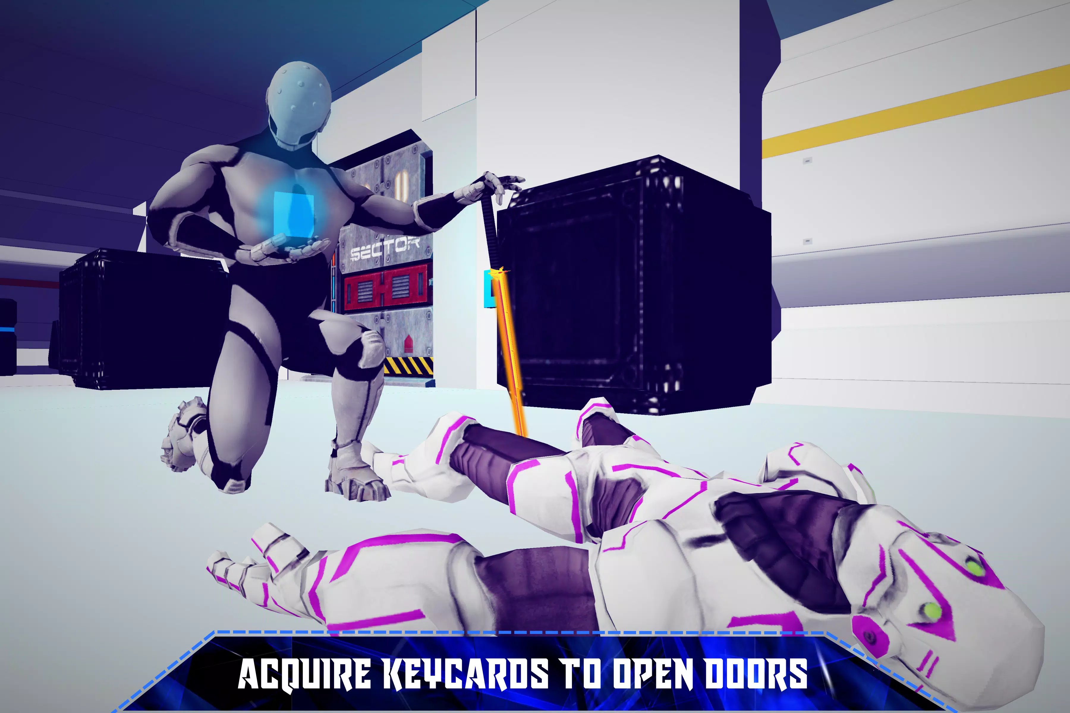 Escape Robot Facility: 3D Cosmic Galaxy Capture d'écran 3