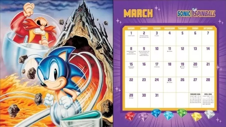 Sonic the Hedgehog ยั่วแผนครบรอบ 35 ปีด้วยปฏิทินและศิลปะใหม่