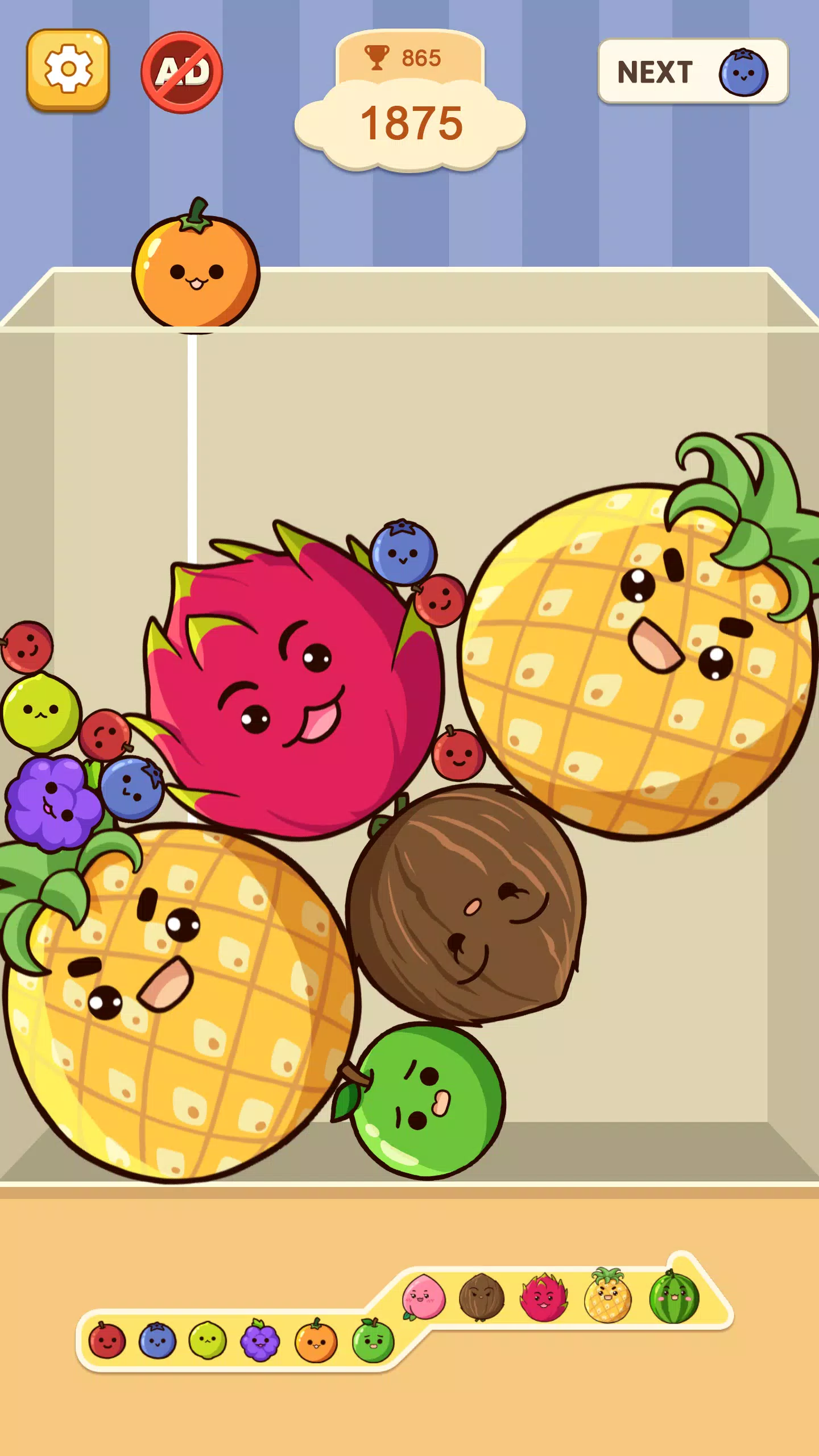 Fruit Merge: Juicy Drop Game Capture d'écran 3