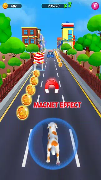 Pet Run Dog Runner Games Captura de pantalla 2
