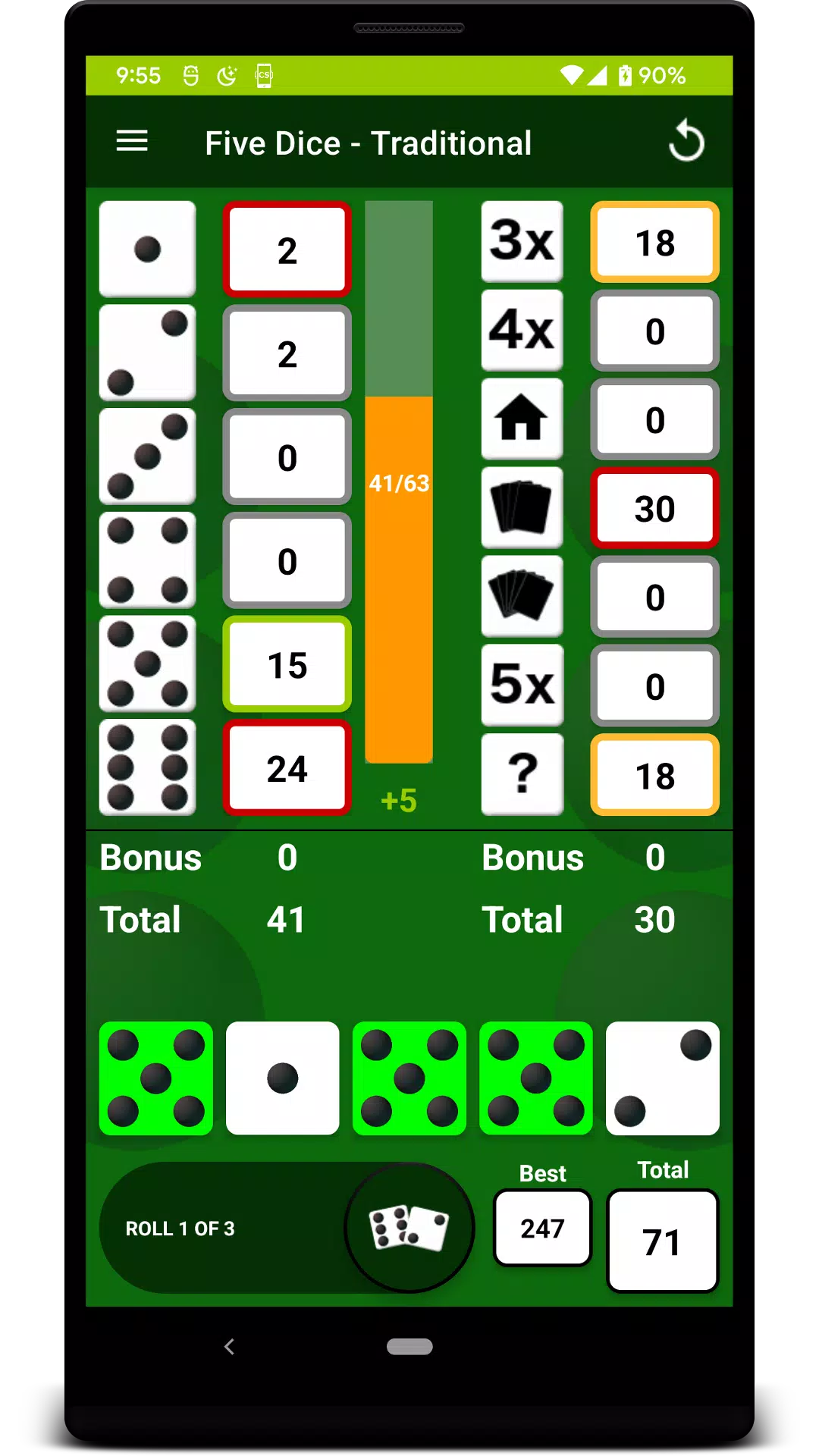 Five Dice應用截圖第1張