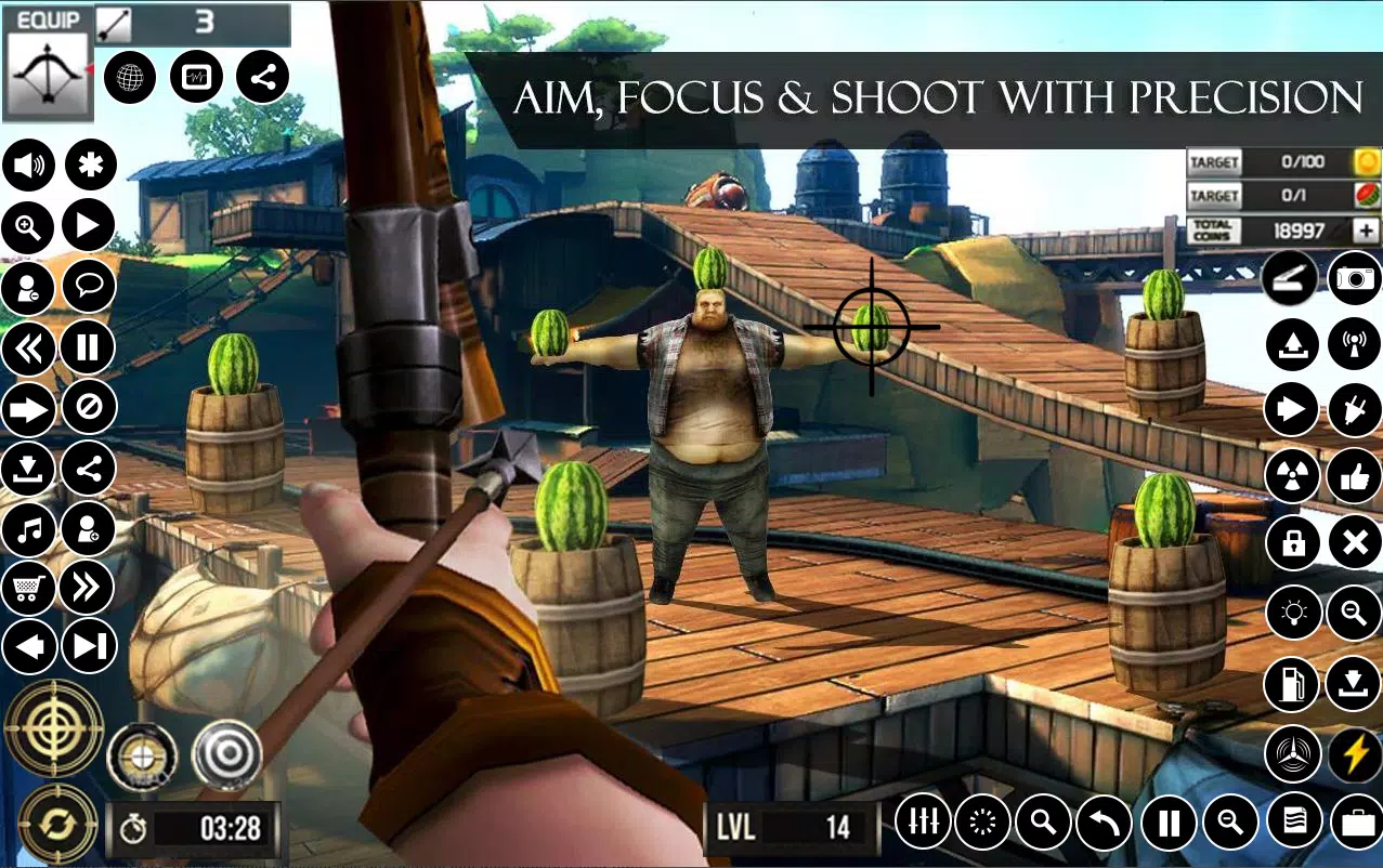 Watermelon Archery Games 3D Tangkapan skrin 3