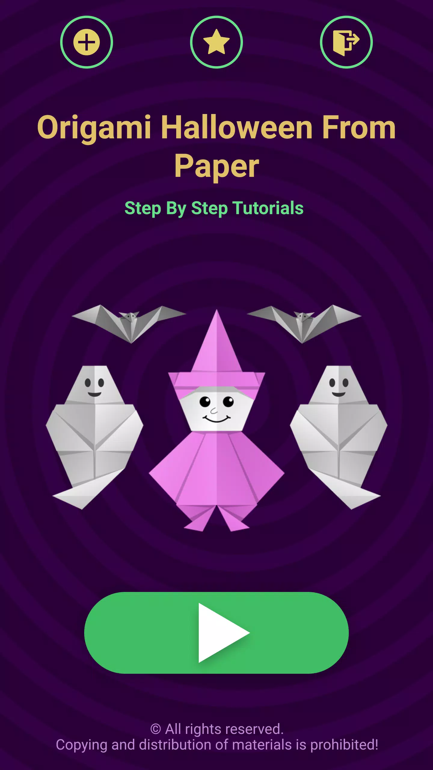Schermata Origami Halloween 1