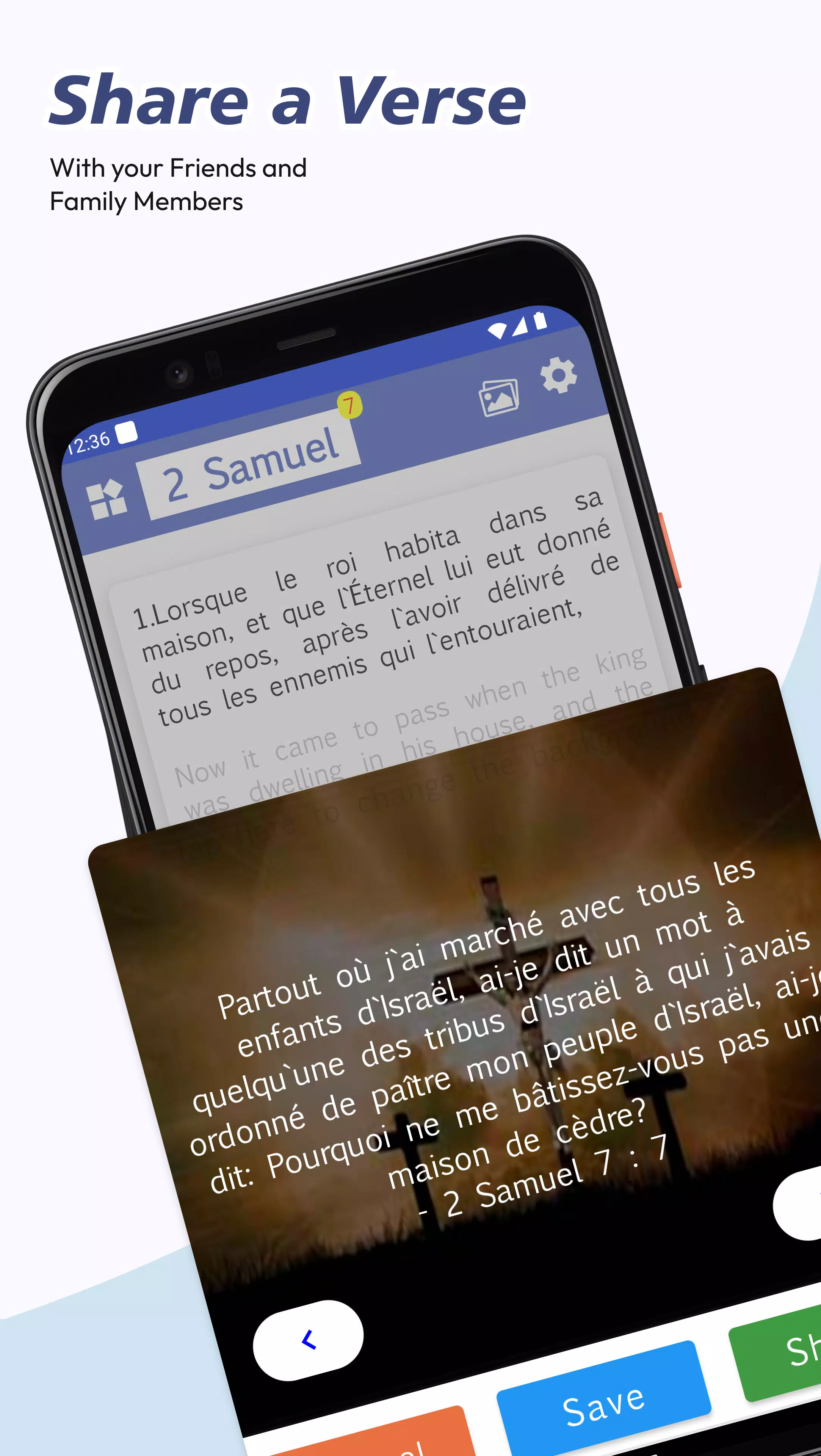 French English Bible Ekran Görüntüsü 2