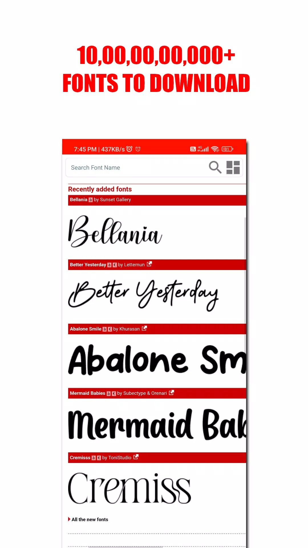 DA FONT’S Tangkapan skrin 1