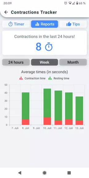 Contractions Tracker 스크린샷 2