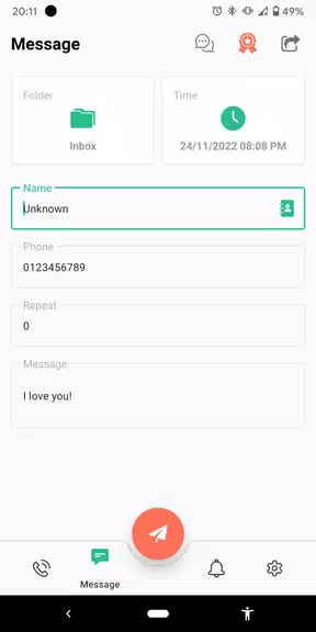Fake Call and Sms应用截图第1张