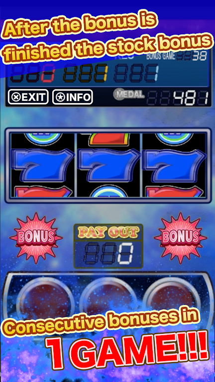 Slots【1G combo】Japanese Free Pachi-Slot game Captura de tela 1