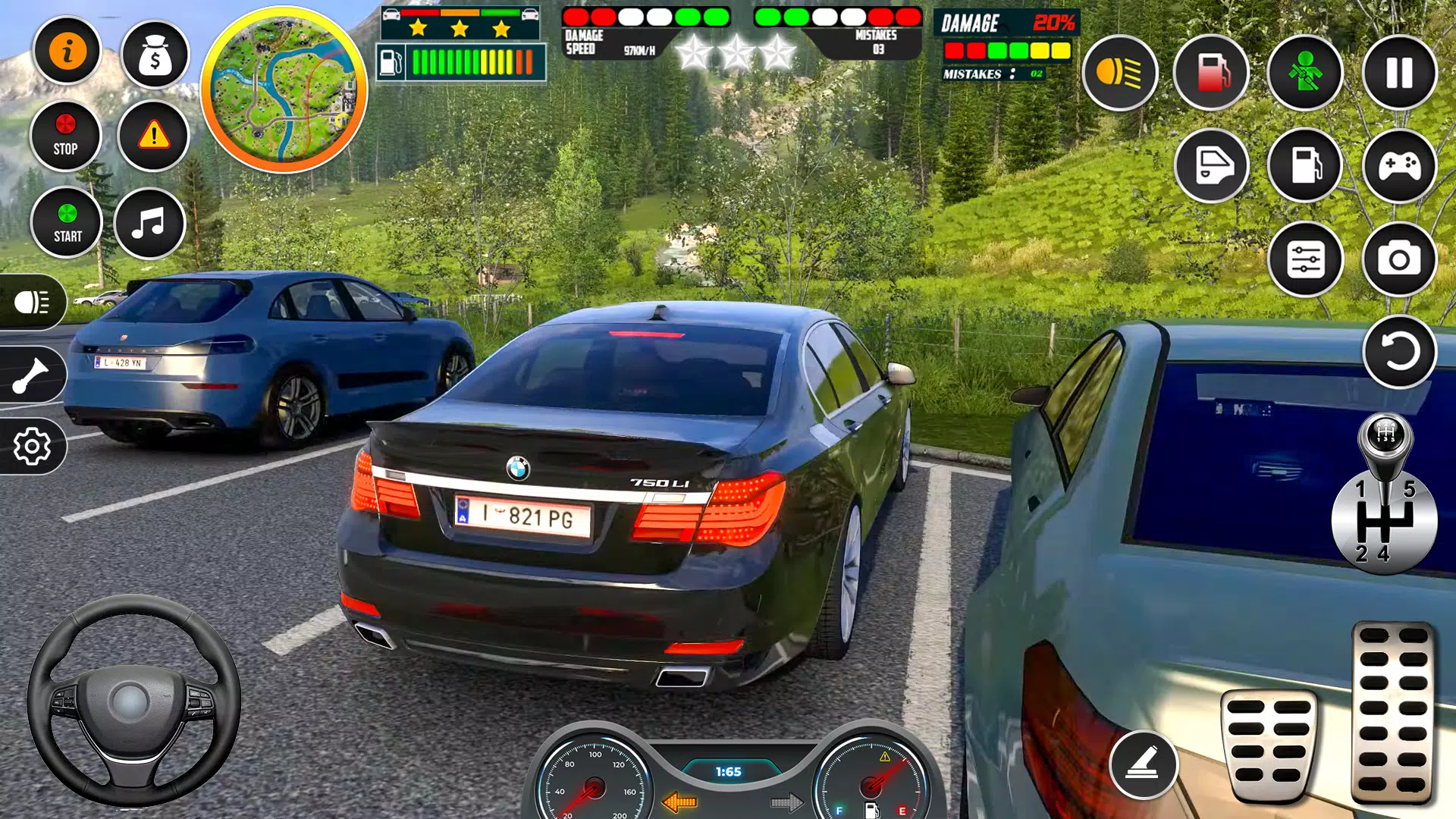 Classic Car Drive Parking Game Zrzut ekranu 0