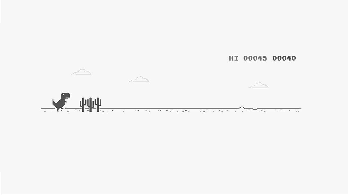 T-Rex Dash is one of the best Google games.
