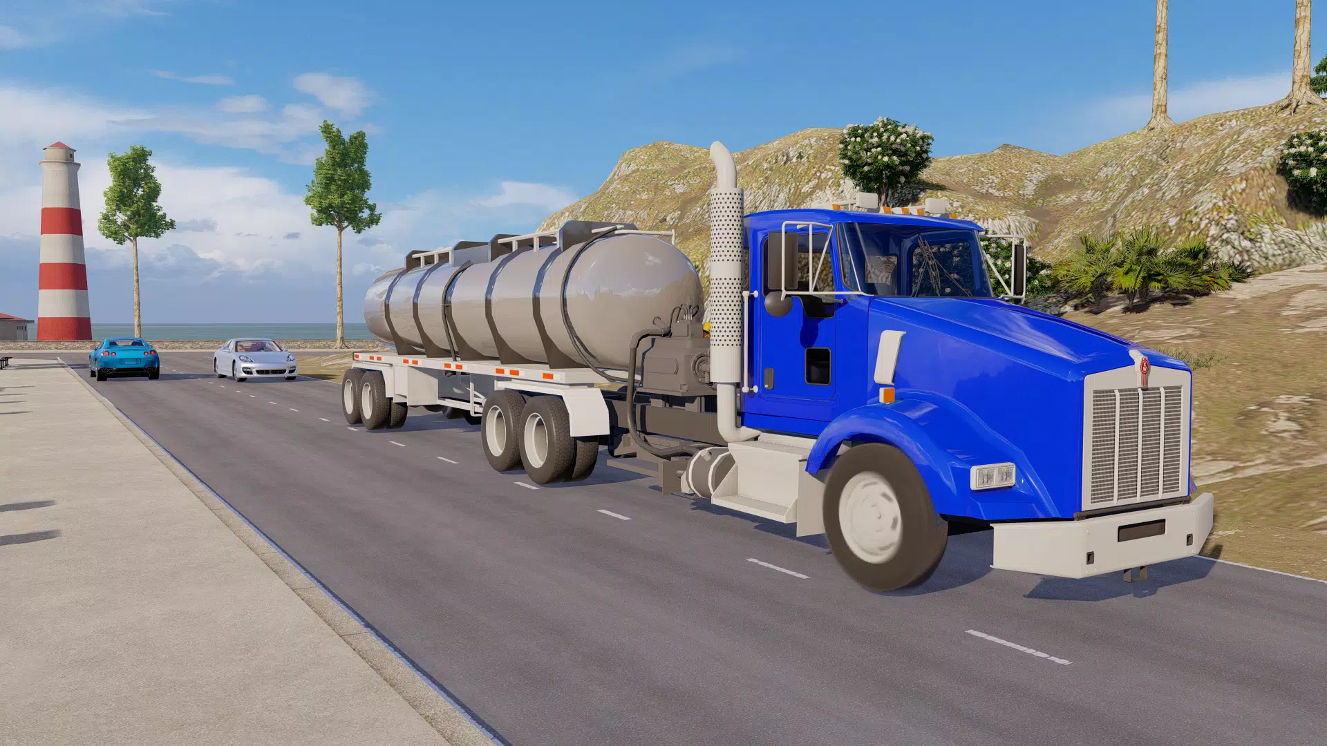 Truck Driving Sim Oil War Game Captura de pantalla 3