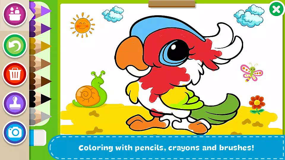 Malbuch-Kinder malen Screenshot 0