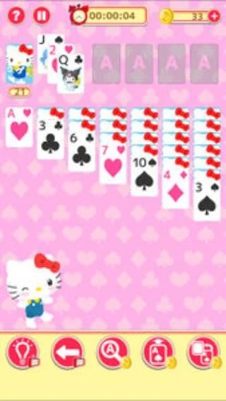 Hello Kitty Solitaire ภาพหน้าจอ 1