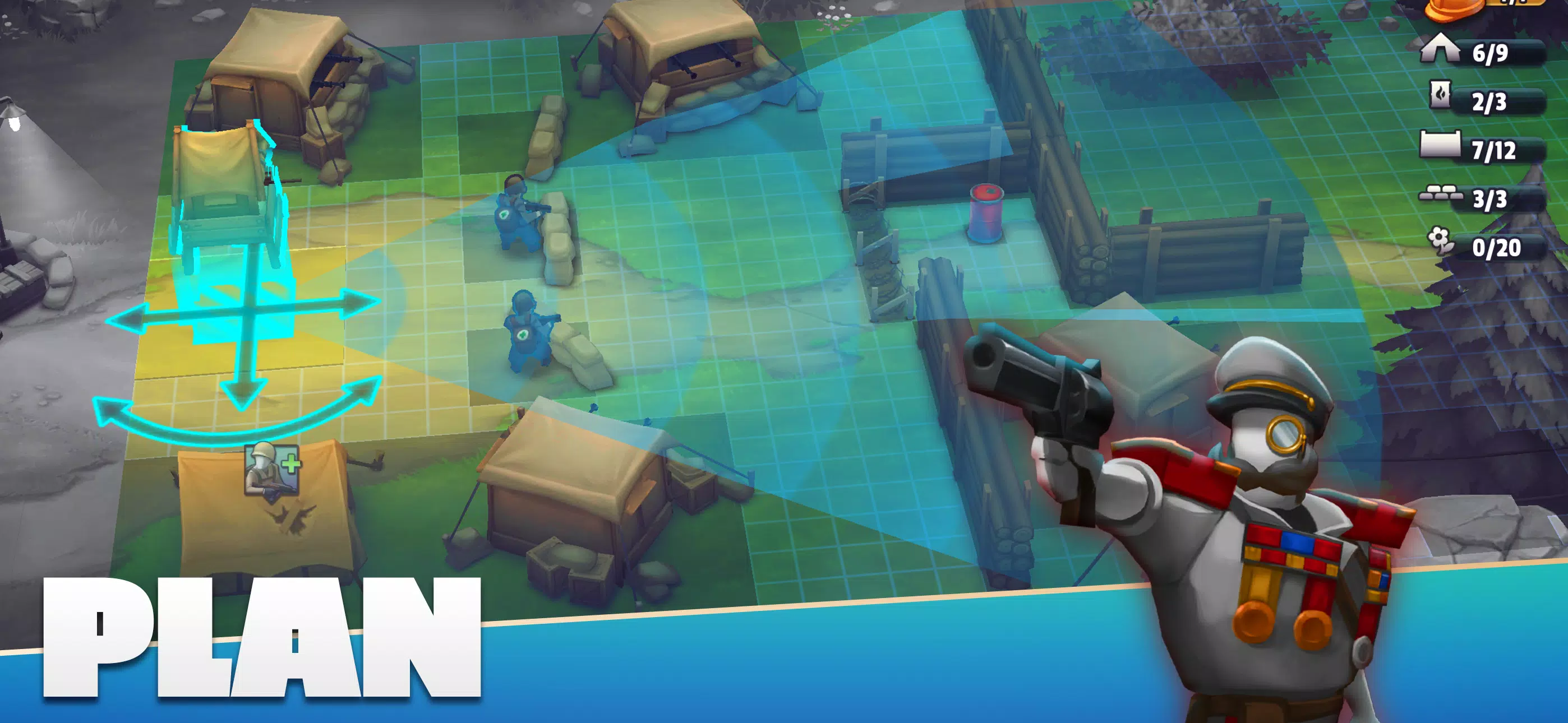 GUNS UP! Mobile War Strategy 스크린샷 1