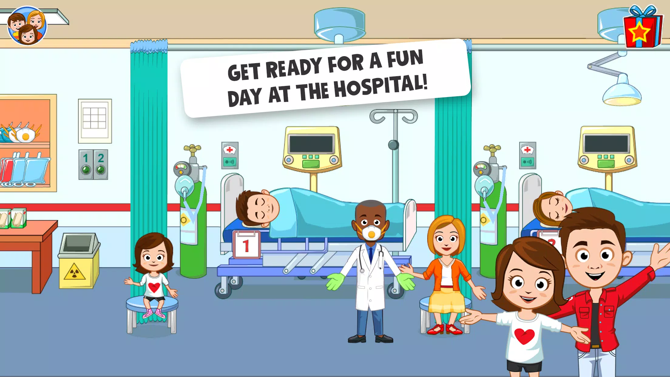 My Town : Hospital Captura de pantalla 1