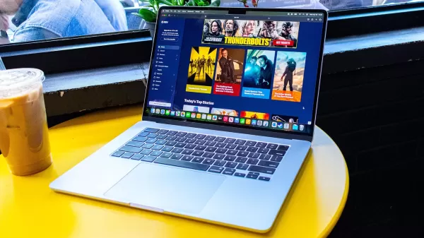 MacBook Air M4 2025 Vista aberta